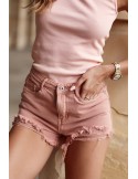 Pink denim shorts 6300 - Online store - Boutique